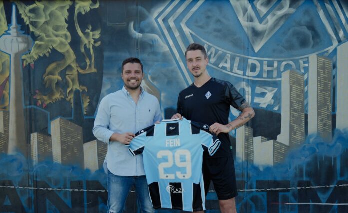 Anthony Loviso, Technischer Leiter Sport des SV Waldhof Mannheim 07, und Adrian Fein - Foto: SV Waldhof Mannheim